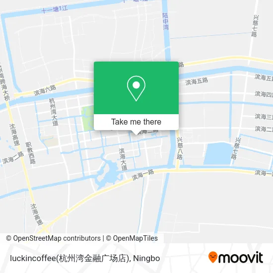 luckincoffee(杭州湾金融广场店) map