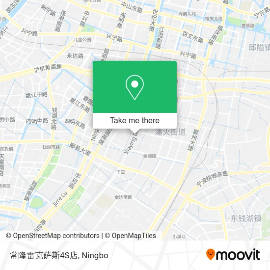 常隆雷克萨斯4S店 map
