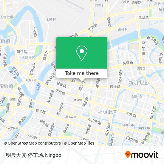 明晨大厦-停车场 map