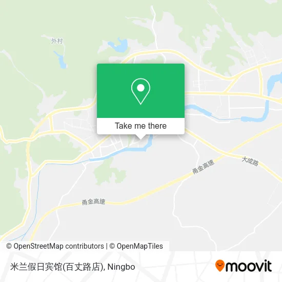 米兰假日宾馆(百丈路店) map