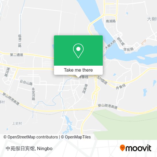 中苑假日宾馆 map