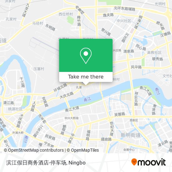 滨江假日商务酒店-停车场 map