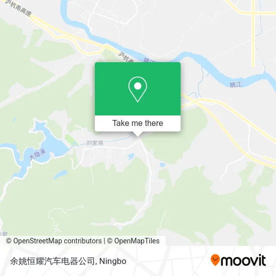 余姚恒耀汽车电器公司 map