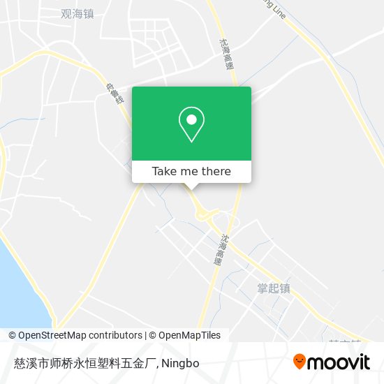 慈溪市师桥永恒塑料五金厂 map