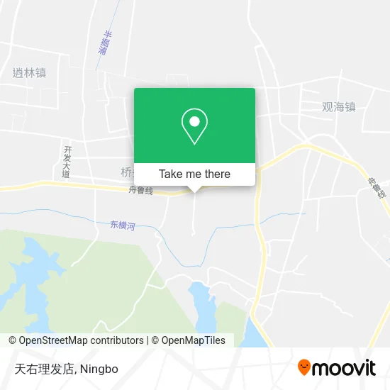 天右理发店 map