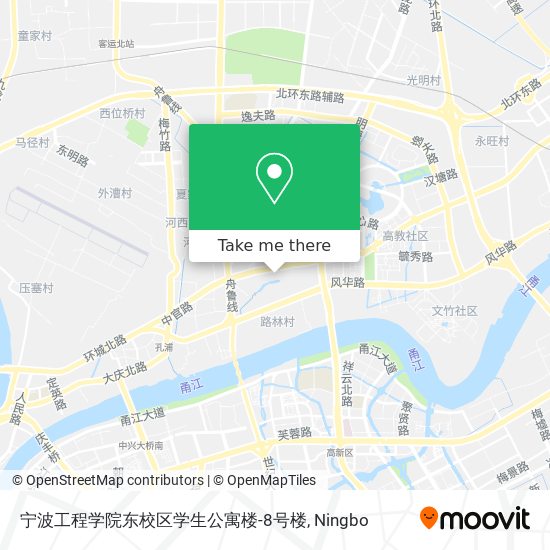 宁波工程学院东校区学生公寓楼-8号楼 map