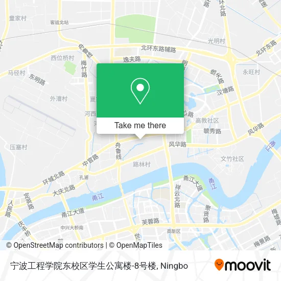 宁波工程学院东校区学生公寓楼-8号楼 map
