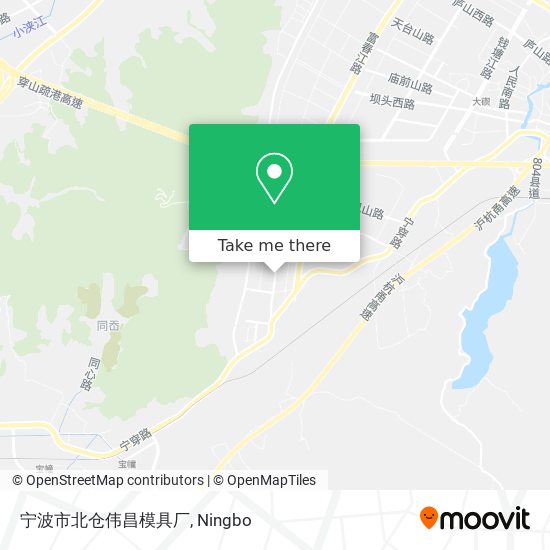 宁波市北仓伟昌模具厂 map