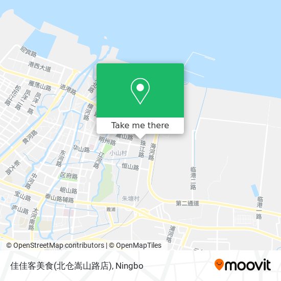 佳佳客美食(北仓嵩山路店) map