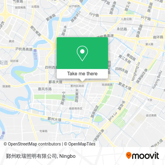 鄞州欧瑞照明有限公司 map