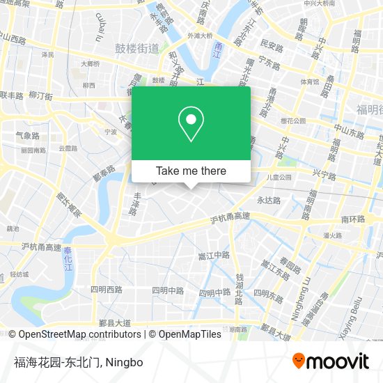 福海花园-东北门 map