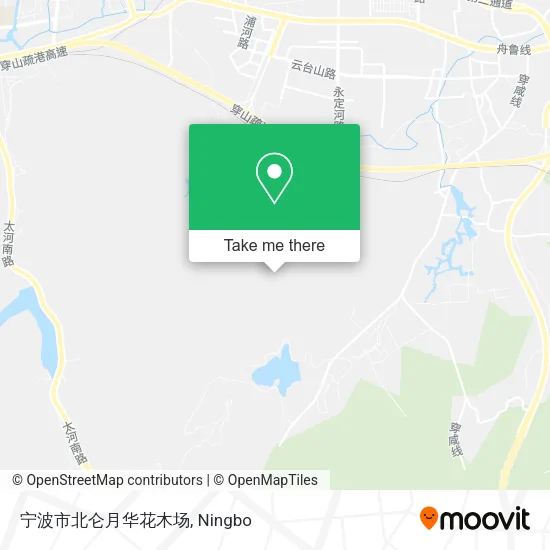 宁波市北仑月华花木场 map