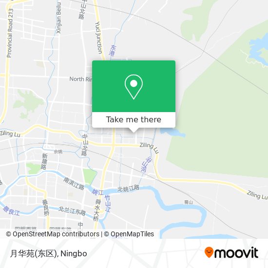 月华苑(东区) map