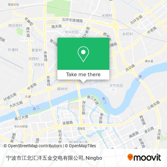 宁波市江北汇洋五金交电有限公司 map