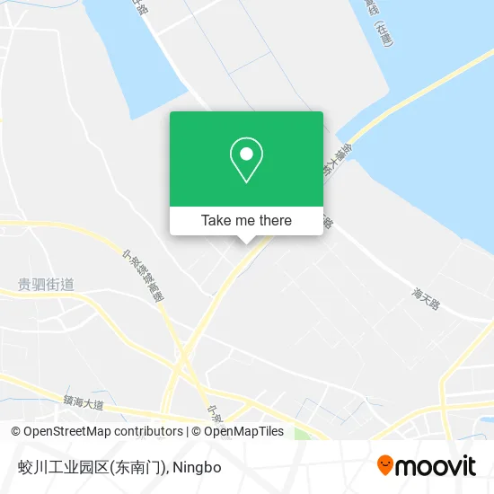 蛟川工业园区(东南门) map