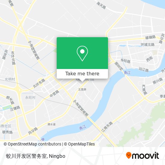 蛟川开发区警务室 map
