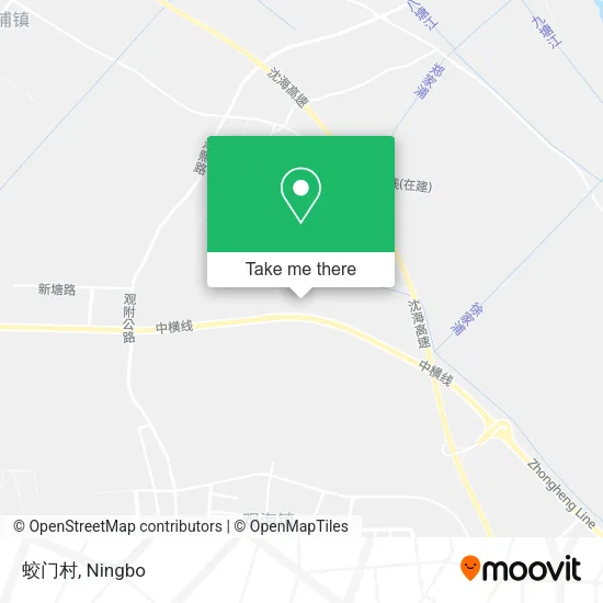 蛟门村 map