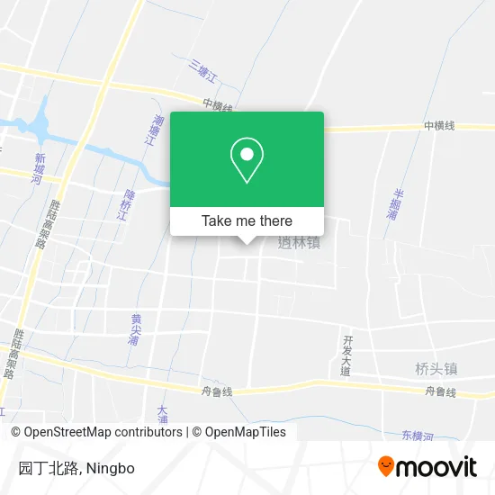 园丁北路 map