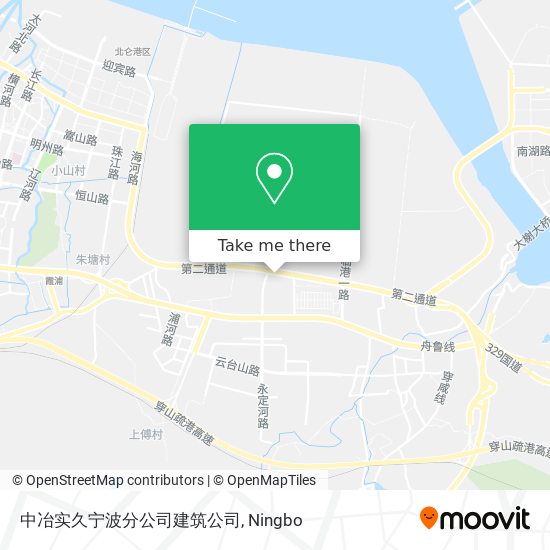 中冶实久宁波分公司建筑公司 map