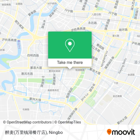 醉麦(万里钱湖餐厅店) map