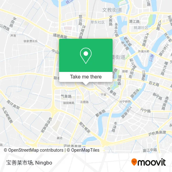 宝善菜市场 map