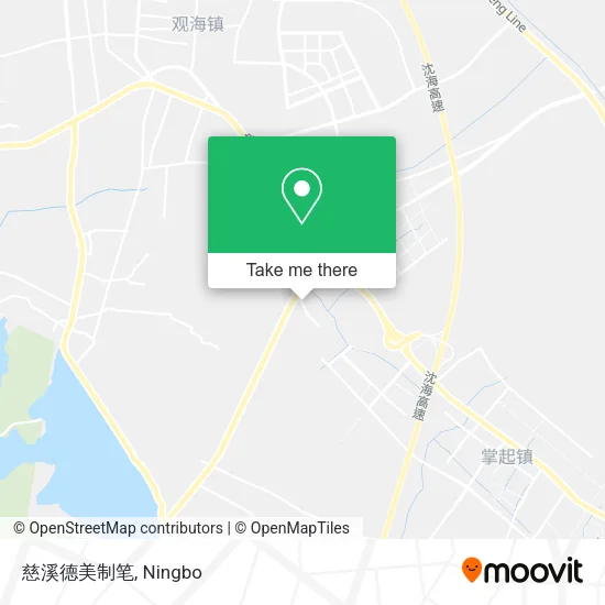 慈溪德美制笔 map