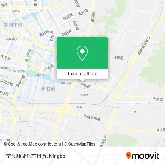 宁波顺成汽车租赁 map