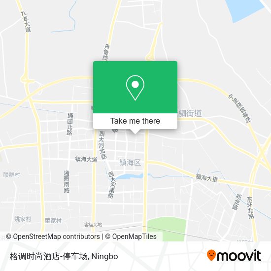格调时尚酒店-停车场 map