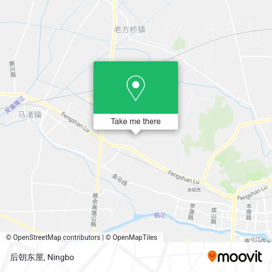 后朝东屋 map