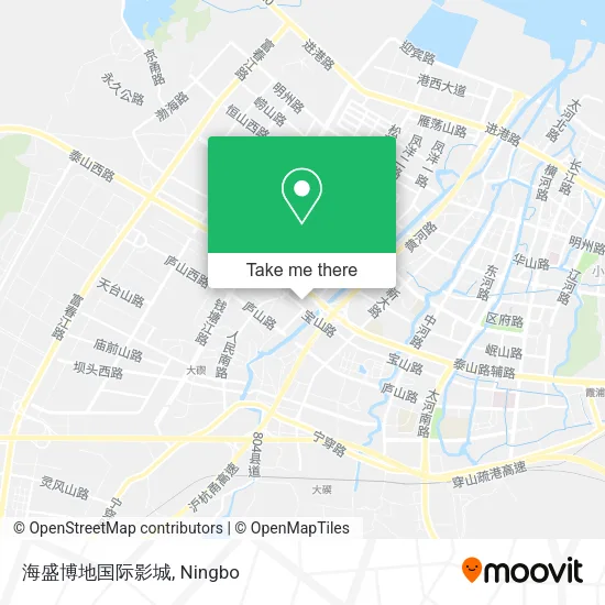 海盛博地国际影城 map