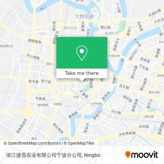 浙江捷迅实业有限公司宁波分公司 map