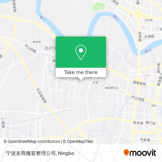 宁波友商服装整理公司 map