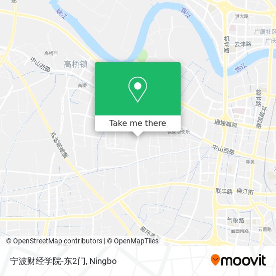 宁波财经学院-东2门 map