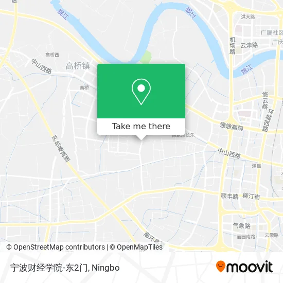 宁波财经学院-东2门 map