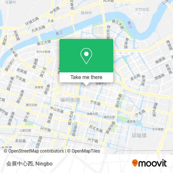会展中心西 map