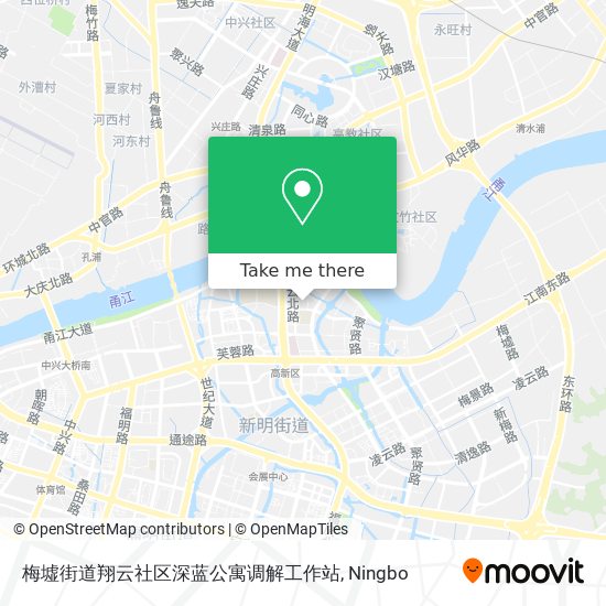 梅墟街道翔云社区深蓝公寓调解工作站 map