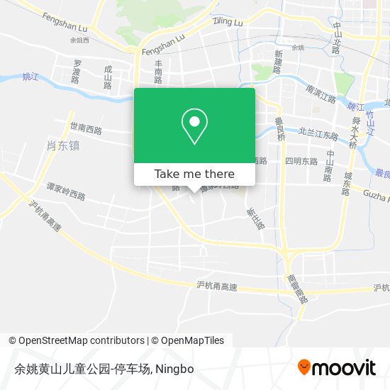 余姚黄山儿童公园-停车场 map