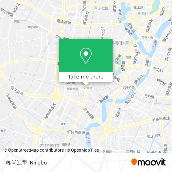 峰尚造型 map