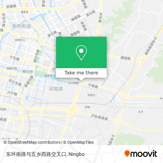 东环南路与五乡西路交叉口 map