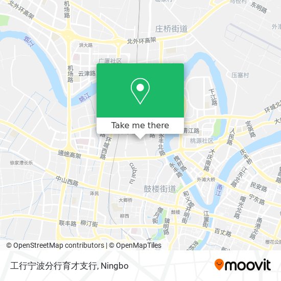 工行宁波分行育才支行 map