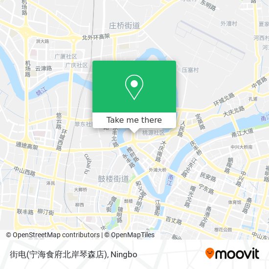 街电(宁海食府北岸琴森店) map