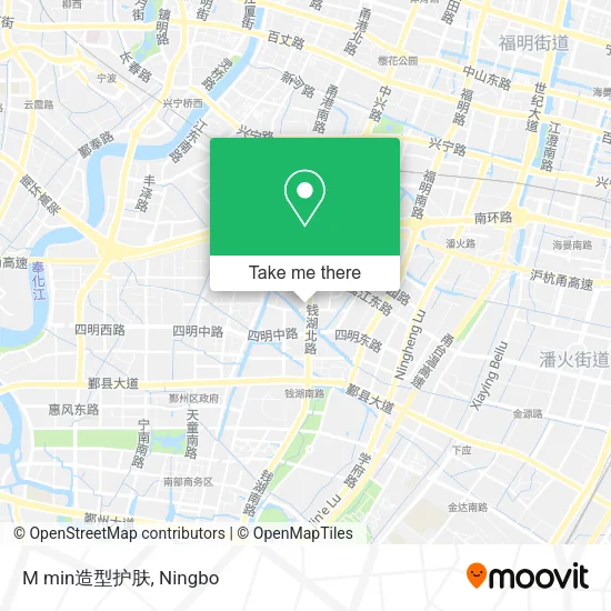 M min造型护肤 map