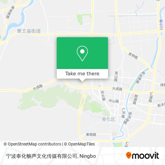 宁波奉化畅声文化传媒有限公司 map