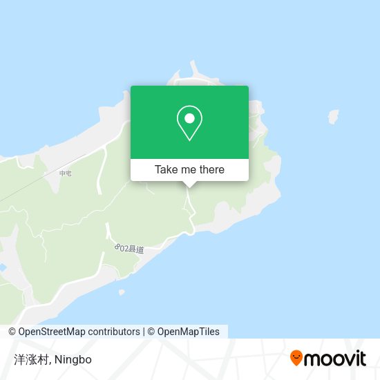 洋涨村 map