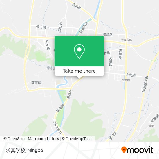 求真学校 map