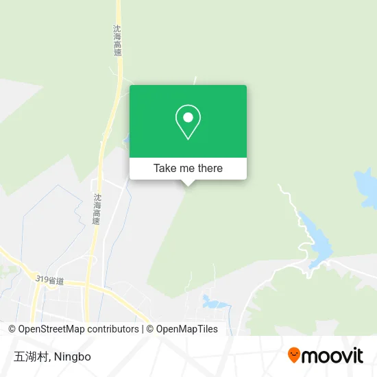 五湖村 map