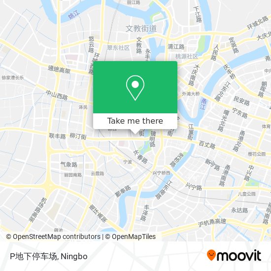 P地下停车场 map