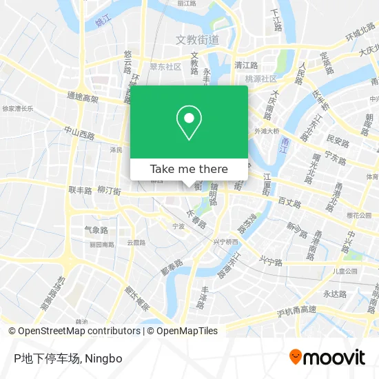 P地下停车场 map