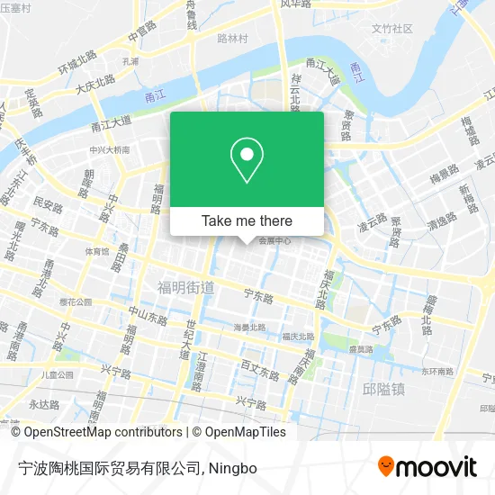 宁波陶桃国际贸易有限公司 map