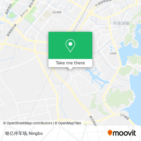 银亿停车场 map